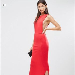 ASOS Low Cut Maxi Dress